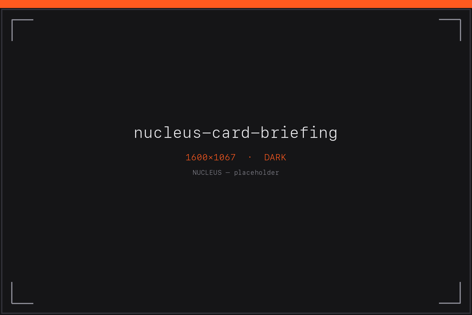 nucleus-card-briefing — daily briefing