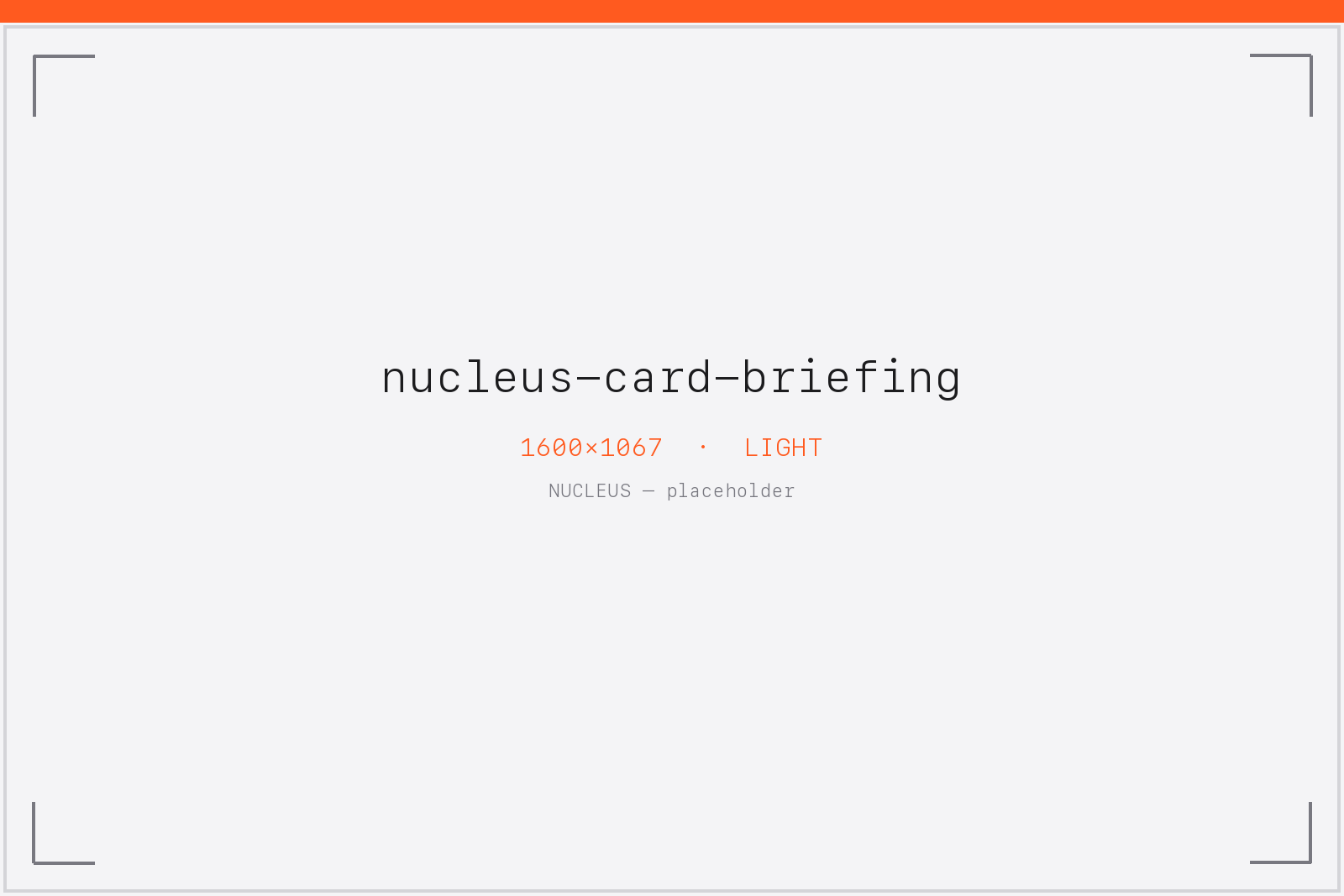 nucleus-card-briefing — daily briefing
