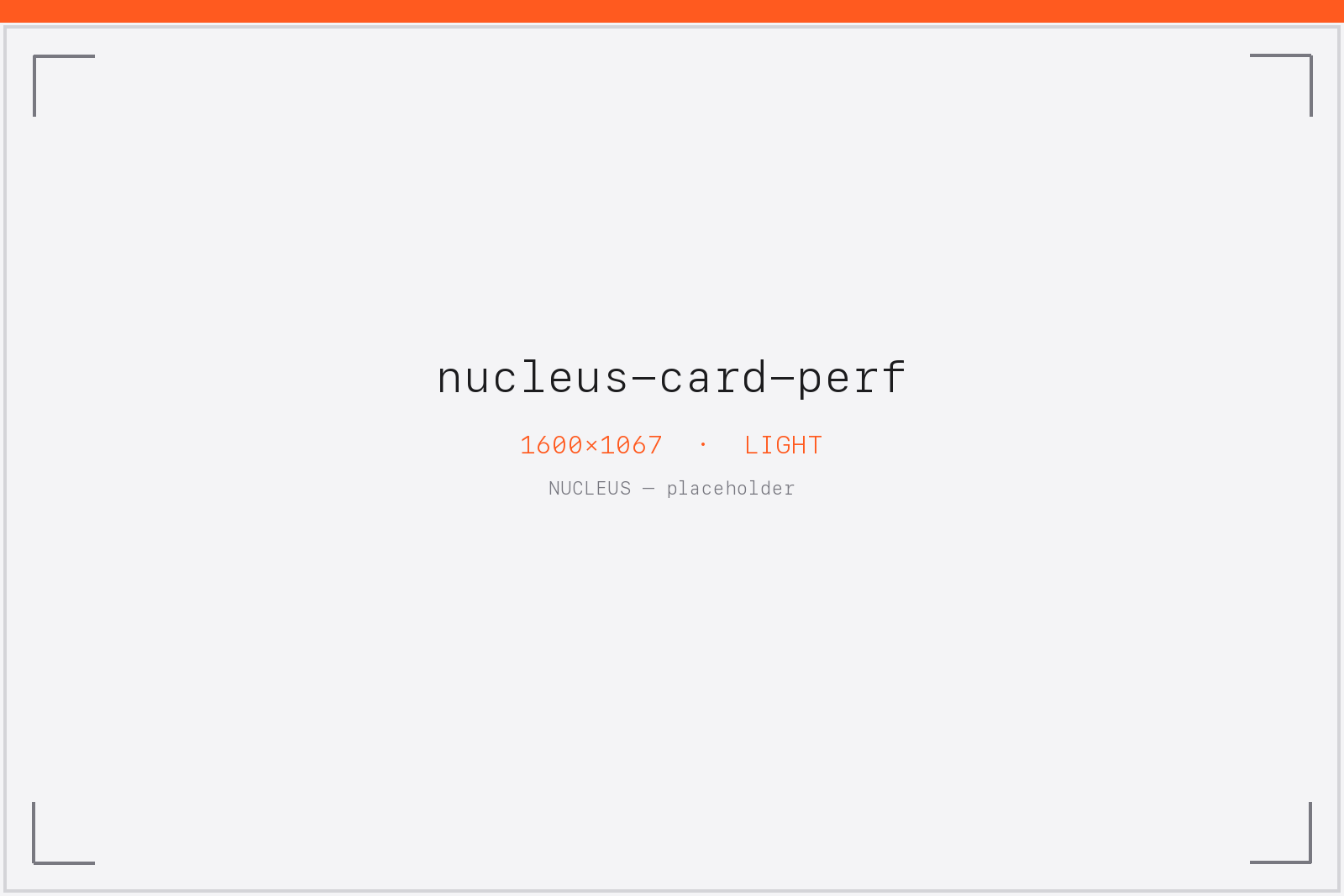 nucleus-card-perf — smooth at scale