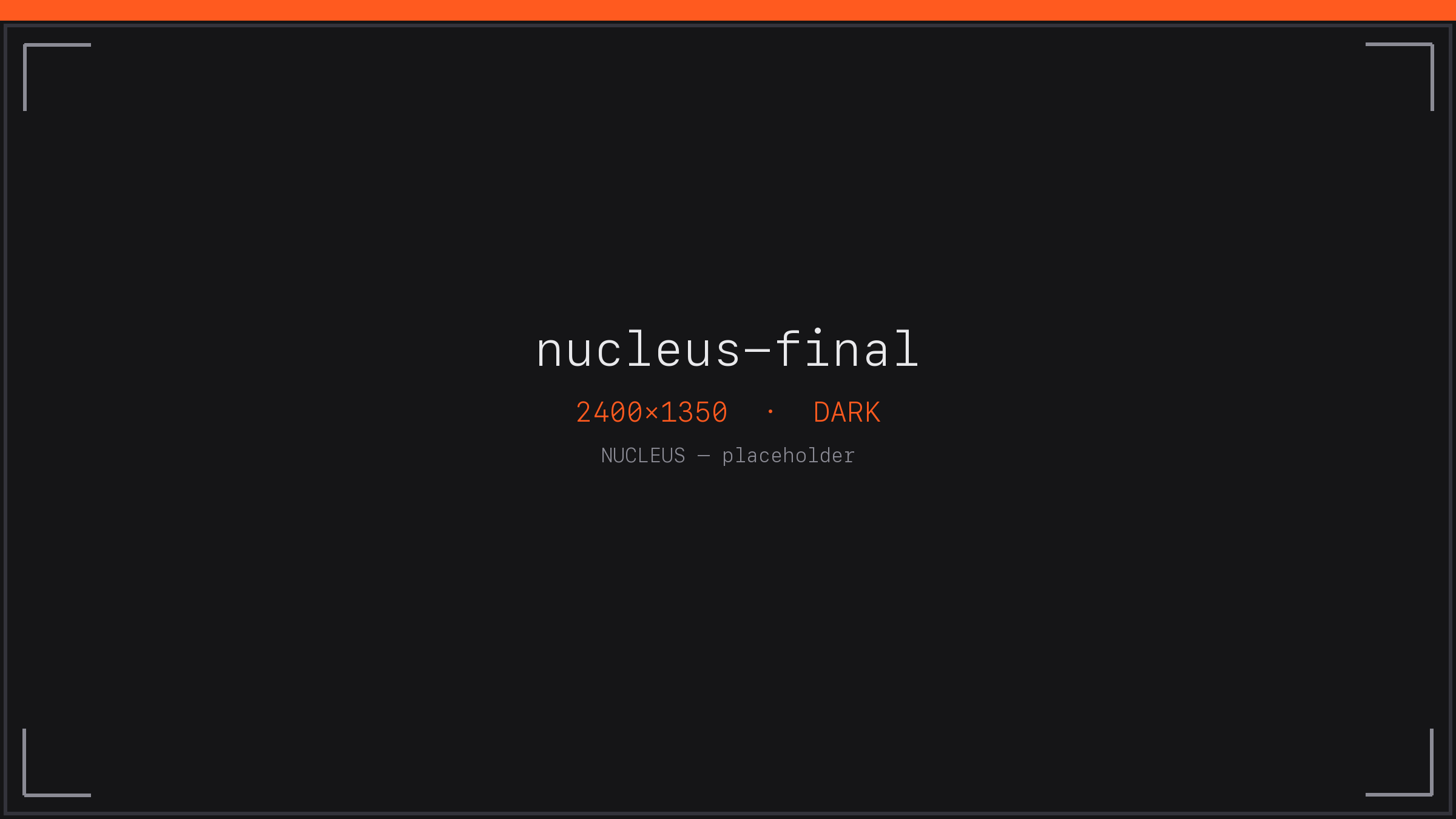 nucleus-final — the shipped app, six tabs, dark + light