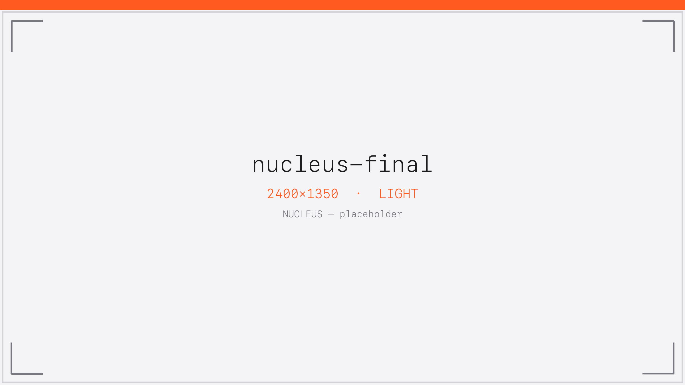 nucleus-final — the shipped app, six tabs, dark + light